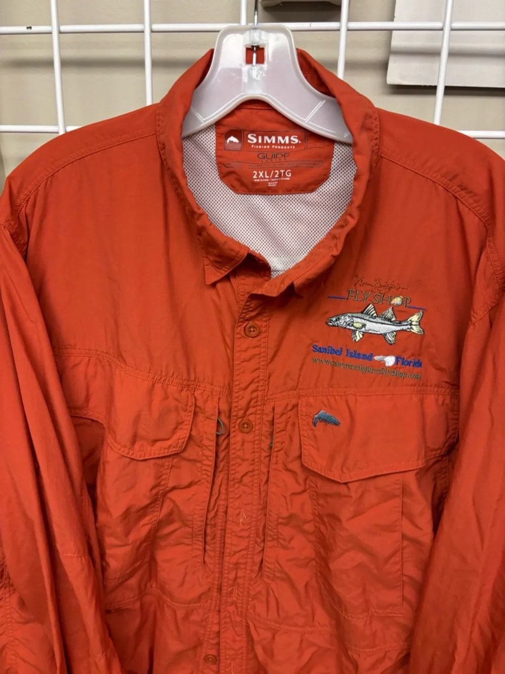 Vintage Norm Zieglers Fly Shop Sanibel Island Simms Guide Series Fishing 2X - Picture 2 of 13